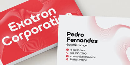 Exatron Font Poster 10