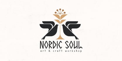 Nordic Omen Font Poster 3