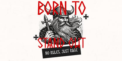 Nordic Omen Font Poster 2
