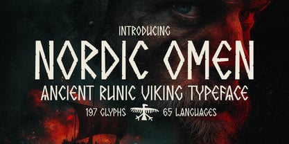 Nordic Omen Font Poster 1