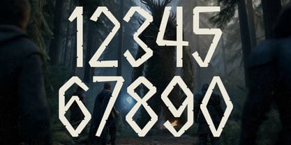 Nordic Omen Font Poster 8