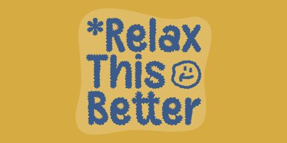 Banso Fuzzy Font Poster 2