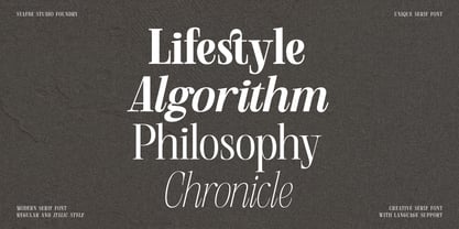 Geshing Font Poster 11