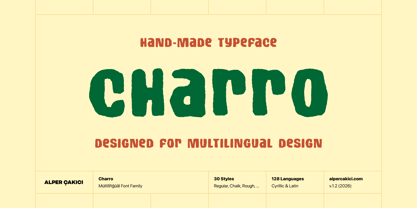 Charro Font Poster 15