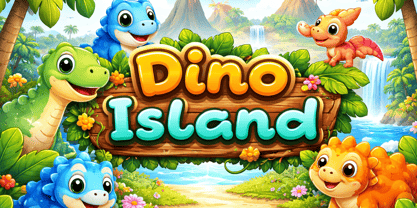 Dino Slow Font Poster 3