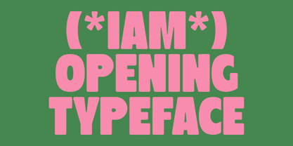 Dango Font Poster 2