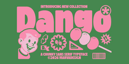 Dango Font Poster 1