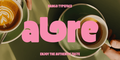 Dango Font Poster 8