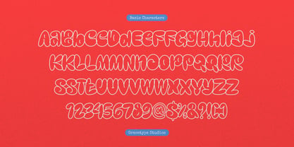 Crustte Bubbly Font Poster 10