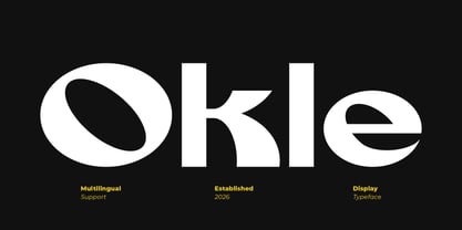 Okle Font Poster 1