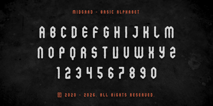 Midgard Font Poster 7