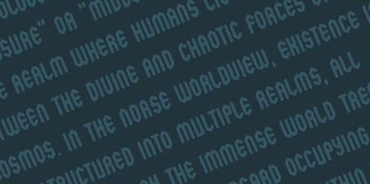 Midgard Font Poster 5