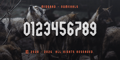 Midgard Font Poster 9
