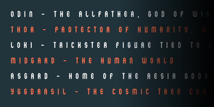 Midgard Font Poster 6