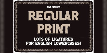 Aftershave Font Poster 5