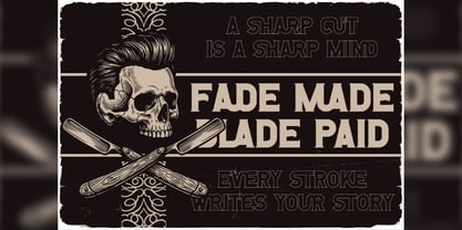 Aftershave Font Poster 2