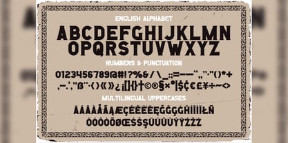 Aftershave Font Poster 3