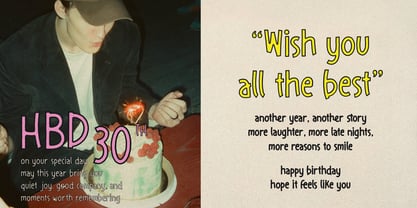 Dirello Meadow Font Poster 5