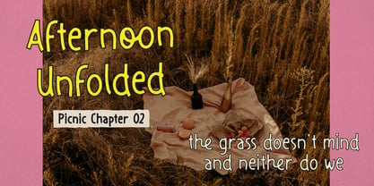 Dirello Meadow Font Poster 3