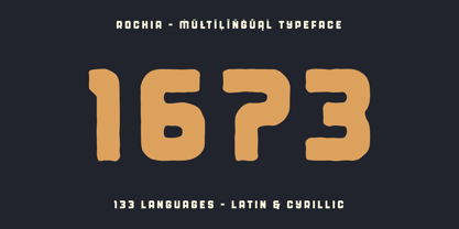 Rochia Font Poster 10