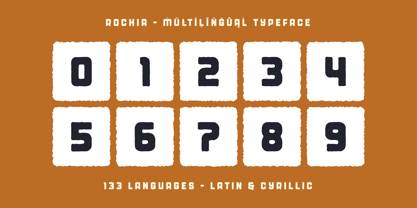 Rochia Font Poster 9