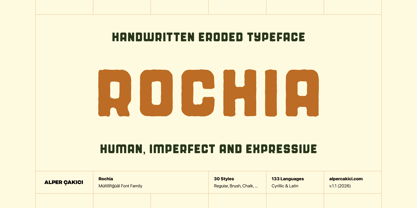 Rochia Font Poster 1