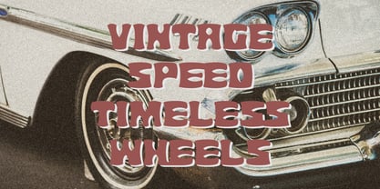 Vintage Runner Font Poster 3