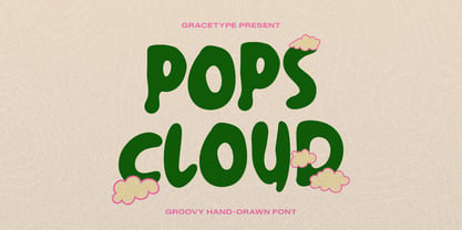 Pops Cloud Font Poster 1