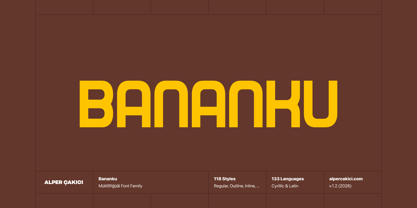 Bananku Font Poster 1