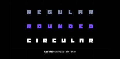 Kodoxa Font Poster 14