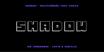 Kodoxa Font Poster 13