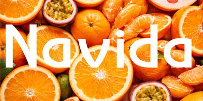 Navida Font Poster 5