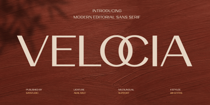 Velocia Font Poster 1