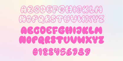 Melted Donuts Font Poster 6