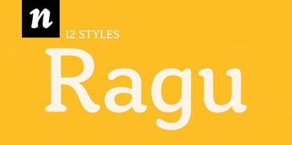 Ragu Font Poster 1