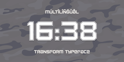 Transform Font Poster 7