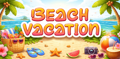 Peachy Sunshine Font Poster 3