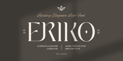 Eriko Font Poster 1