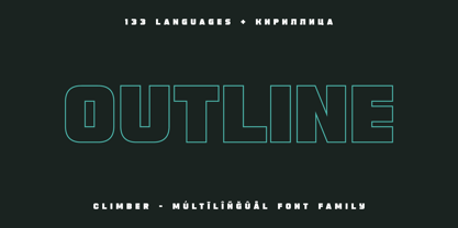 Climber Font Poster 6