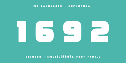 Climber Font Poster 11