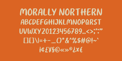 Morally Northern Font Poster 9