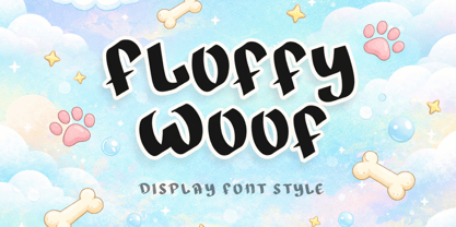 Fluffy Woof Font Poster 1