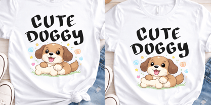 Fluffy Woof Font Poster 2