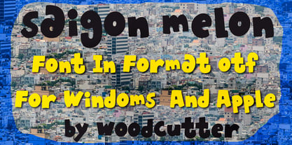 Saigon Melon Font Poster 4