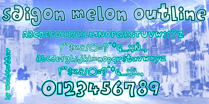 Saigon Melon Font Poster 6