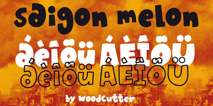 Saigon Melon Font Poster 3