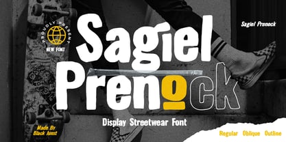 Sagiel Prenock Font Poster 1