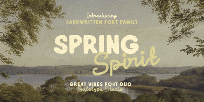 Spring Spirit Font Poster 1