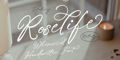 Roselife Font Poster 1