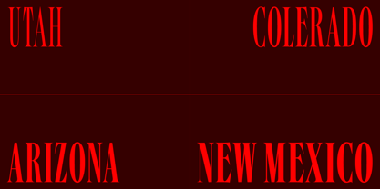 Angusta Font Poster 10